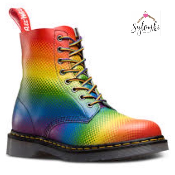 🔥DR MARTENS RAINBOW PASCAL PRIDE UNISEX NWT - Picture 4 of 14